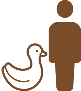 人とコールダックアイコン